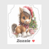 Shirt Weihnachten Weihnachtsmannmütze Aufkleber (Blatt)