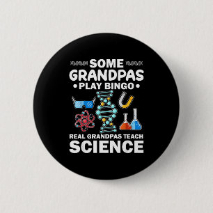 Shirt Wirkliche Großväter unterrichten Naturwissen Button