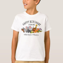 Shirt zum Geburtstag! Jungle Theme personalisierte