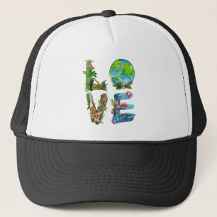 Shirt zum Schutz von Tieren zum Welttag der Liebe Truckerkappe