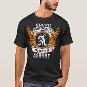 Shirt zur Auszahlung von Namen unterschätzt nie de