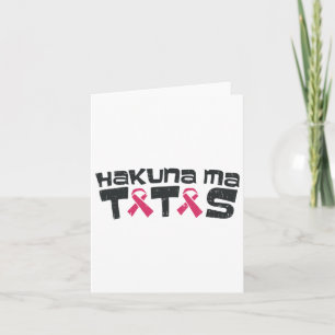 Shirt zur Bewusstseinsbildung bei sonnigen Brustkr Karte