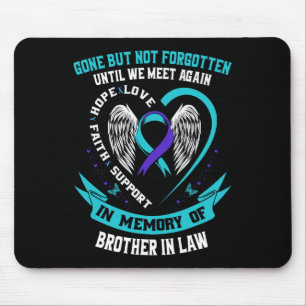 Shirt zur Bewusstseinsbildung für Selbstmord Mousepad