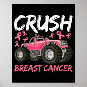 Shirt zur Brustkrebserkrankung bei Jungen Poster