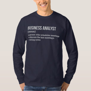 Shirt zur Definition von Finanzanalysen