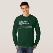 Shirt zur Definition von "Funny Aircraft Mechanica (Vorne ganz)