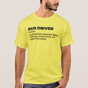 Shirt zur Definition von Schulbustreibern