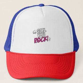 Shirt zur Ermächtigung von Mädchen Truckerkappe