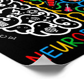 Shirt zur Sensibilisierung für Autismus Embrase Ne Poster (Ecke)