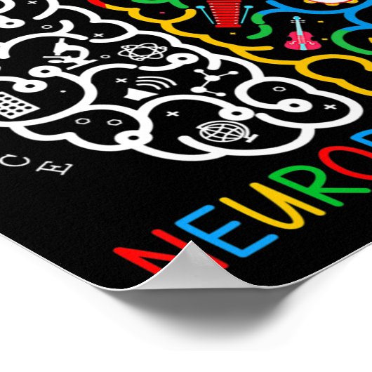 Shirt zur Sensibilisierung für Autismus Embrase Ne Poster (Ecke)