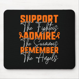 Shirt zur Sensibilisierung für Blutkrebs Mousepad