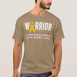 Shirt zur Sensibilisierung für Krebs im Kindesalte
