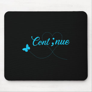 Shirt zur Sensibilisierung für Selbstmord für Frau Mousepad