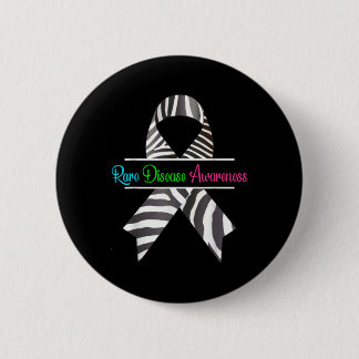 Shirt zur Sensibilisierung für seltene Krankheiten Button