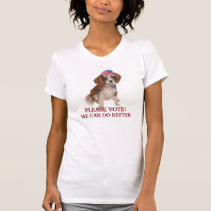 Shirt zur Wahl mit König Charles Dog