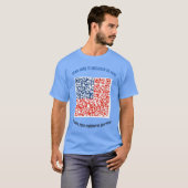 Shirt zur Wählerregistrierung - QR-Code direkt auf (Vorne ganz)