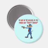 SHIRTpolice_dog_K9a Magnet (Vorderseite/Rückseite)