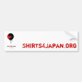 Shirts4Japan Autoaufkleber (Vorne)
