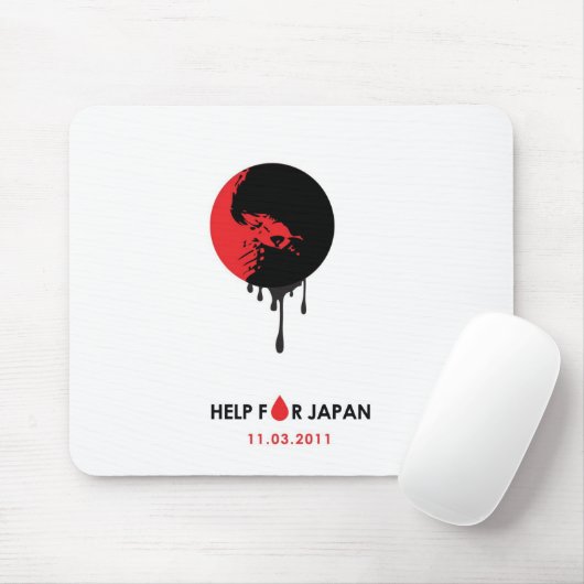 Shirts4Japan Mousepad (Mit Mouse)