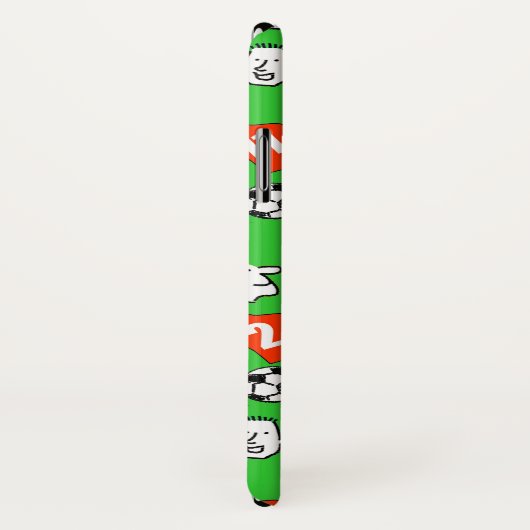 Shirts aus Rot-Streifen. Case-Mate iPhone Hülle (Hinten/Rechts)