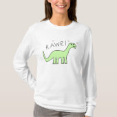 Shirts der Damen-Bronto Rawr (Vorderseite)