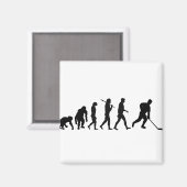 Shirts der Eishockey-Spieler Magnet (Vorderseite/Rückseite)