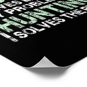 Shirts der Jagd auf Männer und Jäger Poster (Ecke)