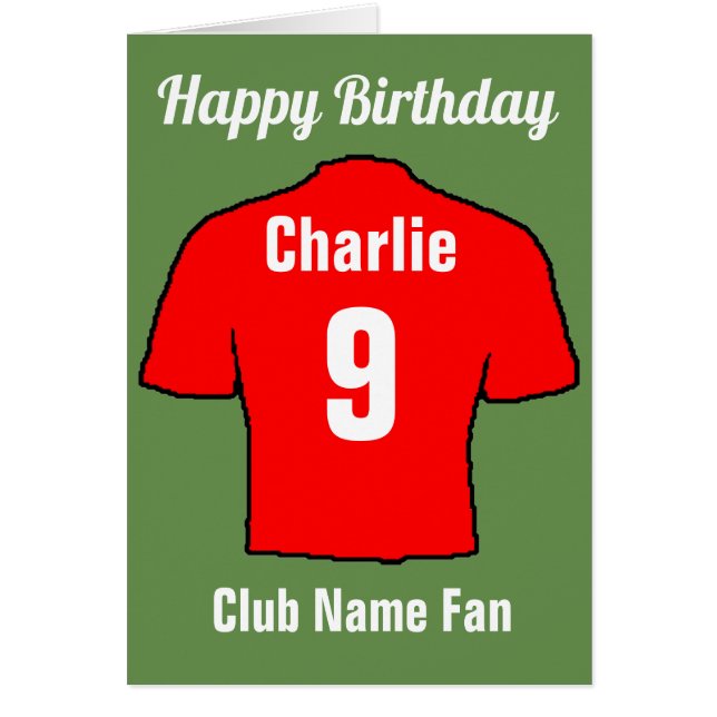 Shirts des Fußballklubs für individuelle Wünsche (Vorne)