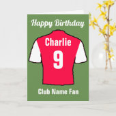 Shirts des Fußballklubs für individuelle Wünsche Karte (Gelbe Blume)