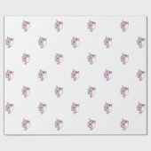 Shirts des UNICORN NARWHAL, Zusätze, Geschenke Geschenkpapier (Flach)