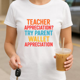 Shirts für die Bewertung der Brieftasche der Elter