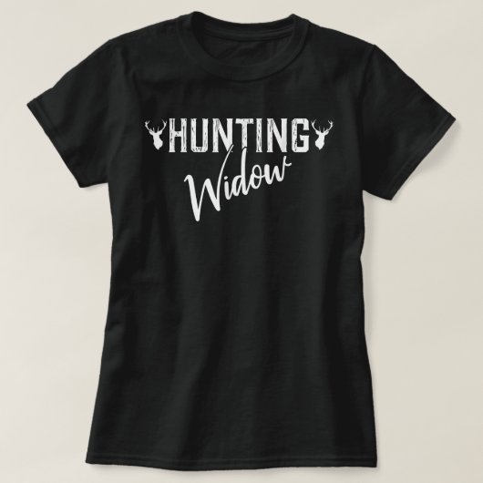 Shirts für die Jagd auf Frauen auf Witwen (Design vorne)