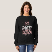 Shirts für "dreckige Diva" Schlamm laufen (Vorne ganz)
