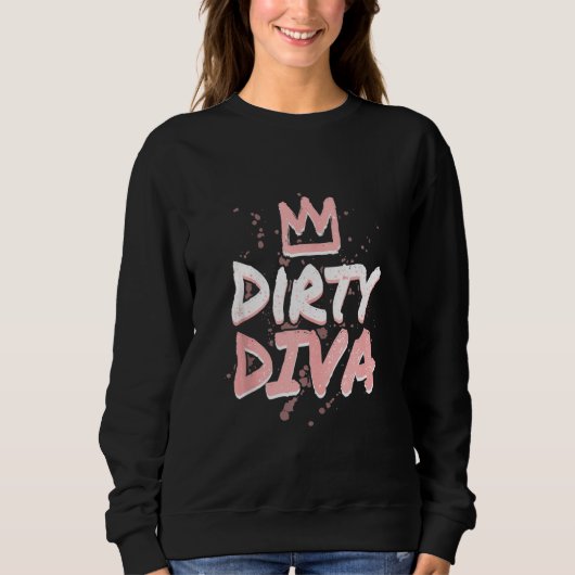 Shirts für "dreckige Diva" Schlamm laufen (Vorderseite)