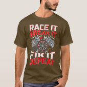 Shirts für Männer mit Drag Race-Race-Racing (Vorderseite)