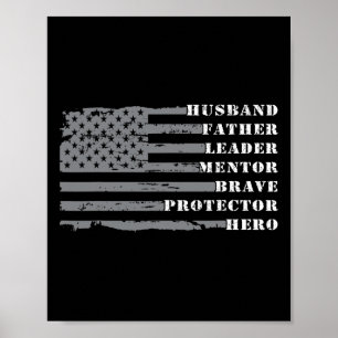 Shirts für Männer Vintag Husband Retro Daddy Vathe Poster