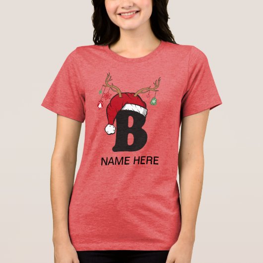 Shirts für personalisierte Weihnachtsfamilien (Vorderseite)