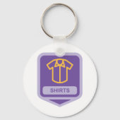 Shirts Icon Schlüsselanhänger (Vorderseite)