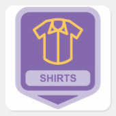 Shirts Icon Stickers (Vorderseite)