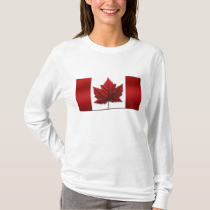 Shirts in Kanada Flag Lady's Souvenir Shirt