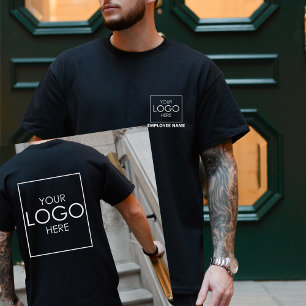 Shirts mit Logo für den Namen des Mitarbeiters
