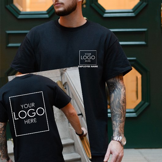 Shirts mit Logo für den Namen des Mitarbeiters
