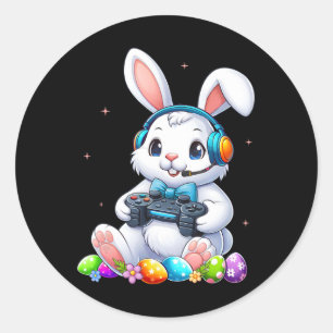 Shirts Ostern Bunny Egg Funny Boys Girls Kinder Sp Runder Aufkleber