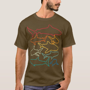 Shirts, Retro-Shark-Shirt, Shark-Lover-Geschenk, T-Shirt