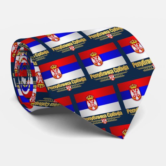 Shirts "Serbischer Stolz" Krawatte (Gerollt)