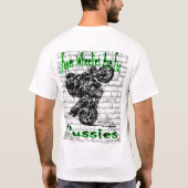 Shirts streetbik Bremsung Power Wheelies (Rückseite)