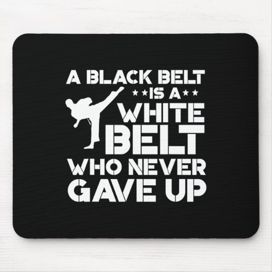 Shirts Taekwondo Karate Mousepad (Vorne)