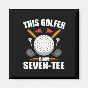 Shirts zum Geburtstag für Männer 70 Jahre alt Golf Magnet