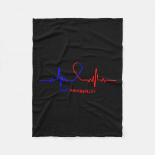 Shirts zur Bewusstseinsbildung - kongenitale Herze Fleecedecke