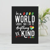 Shirts zur Sensibilisierung für Autismus - Seien S Save The Date (Stehend Vorderseite)